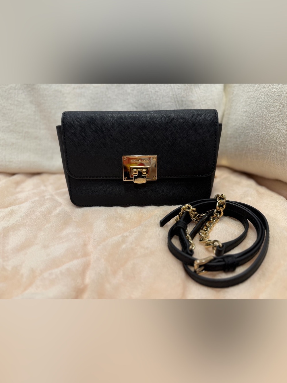 Michael Kors Tina Clutch Crossbody with Detachable Wallet